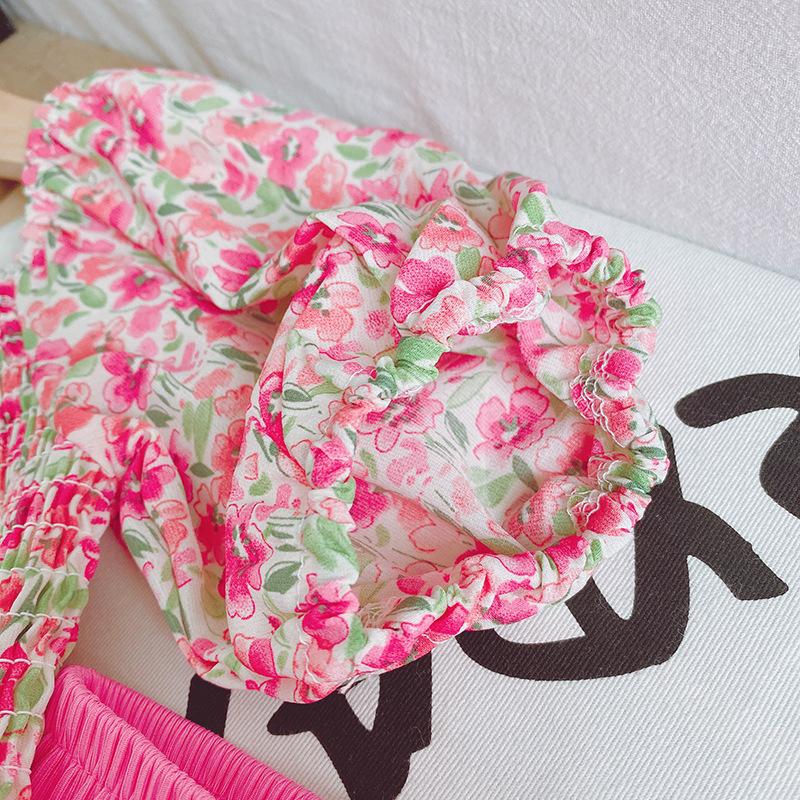 Product Introduction of [363655] - Setelan Blouse Celana Panjang Kulot Anak Perempuan - Motif Rubber Flowers 27