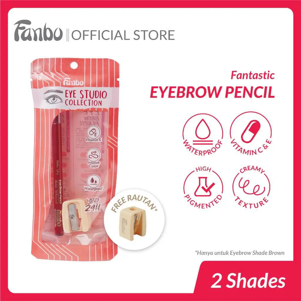Fanbo Fantastic Eyebrow pencil - Waterproof - Limitied Edition Alis Black Pensil