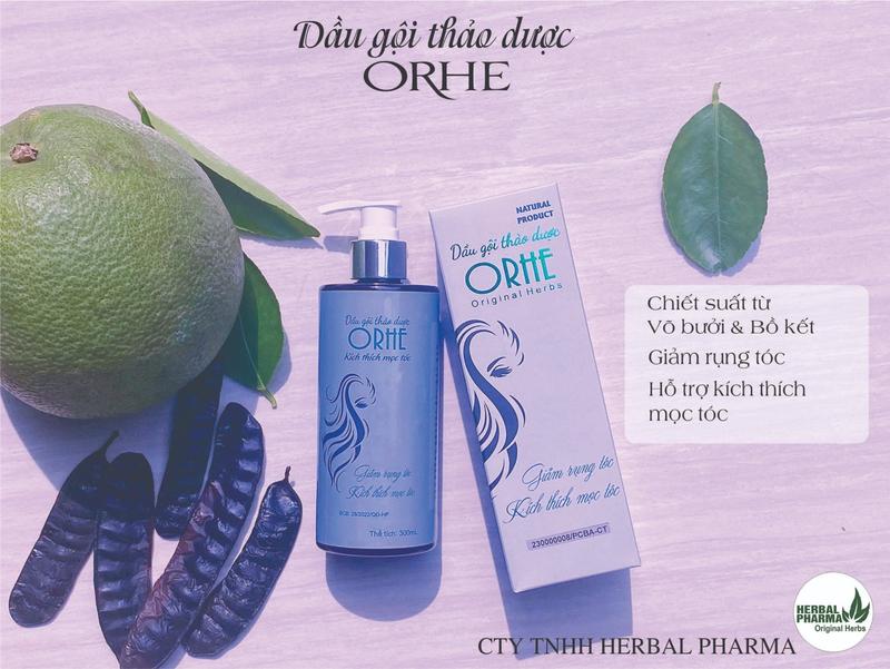 DẦU GỘI THẢO DƯỢC GIẢM RỤNG TÓC, HỖ TRỢ MỌC TÓC ORHE 3