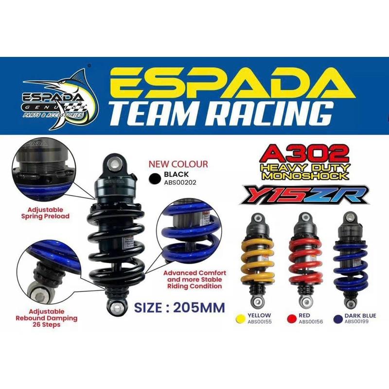 Phuộc nhún sau ESPADA giảm xóc xe máy  Exciter ex135 ex150 Winner  sonic Malaysia CÓ TĂNG CHỈNH ( TẶNG 1 MÓC KHÓA )