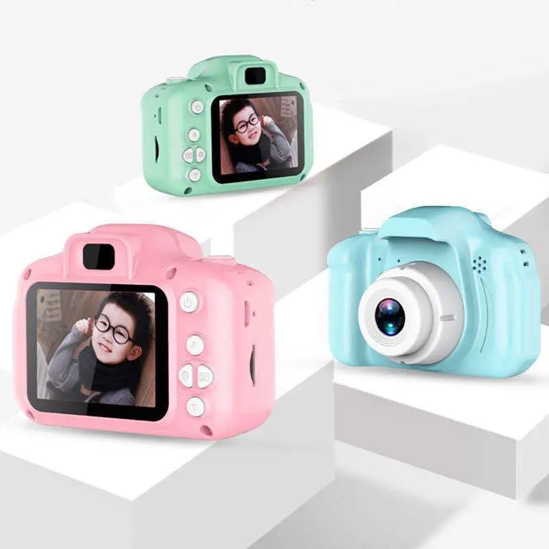 Máy ảnh đồ chơi cho bé kỹ thuật số mini chống sốc 8MP HD Pin sạc - CHụp ảnh được