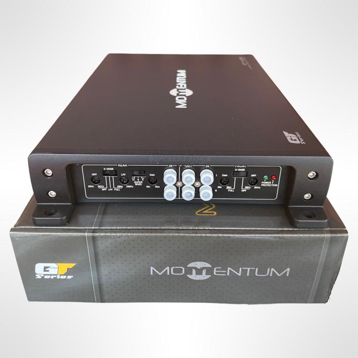 Gambar Power amplifier mobil Momentum 4 channel GT 4012 high Power dari Audiomobiljogja Kab. Sleman Tokopedia