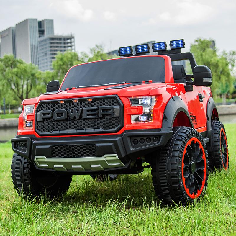 Ô Tô Xe Điện Cho Bé Ford POWER, 2 Chỗ 4 Động Cơ Tải 80KG, Ghế Nhựa Bánh Nhựa, Kết Nối Bluetooth Đồ Chơi 6
