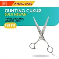 Gambar M-Pets Grooming Scissors Steel / Gunting Bulu Anjing Kucing dari M-Pets Volk Pets Indonesia Kota Tangerang 3 Tokopedia