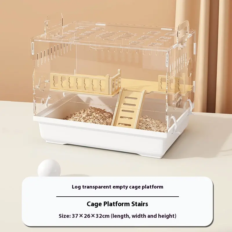 Lồng Hamster, Thiết Kế Đặc Biệt Gấu Vàng, Siêu Lớn (47), Chất Liệu Acrylic, Sang Trọng, Giá Rẻ, Đồ Dùng Hamster Lớn 5