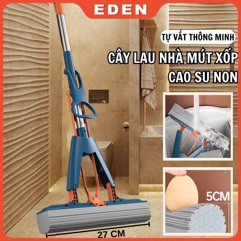 Cây Lau Nhà Tự Vắt Thấm Hút Siêu Nhanh Chỉ Với 3s, Bông Lau Cao Su Non 5cm Siêu Thấm Hút Lau Sàn Làm Sạch