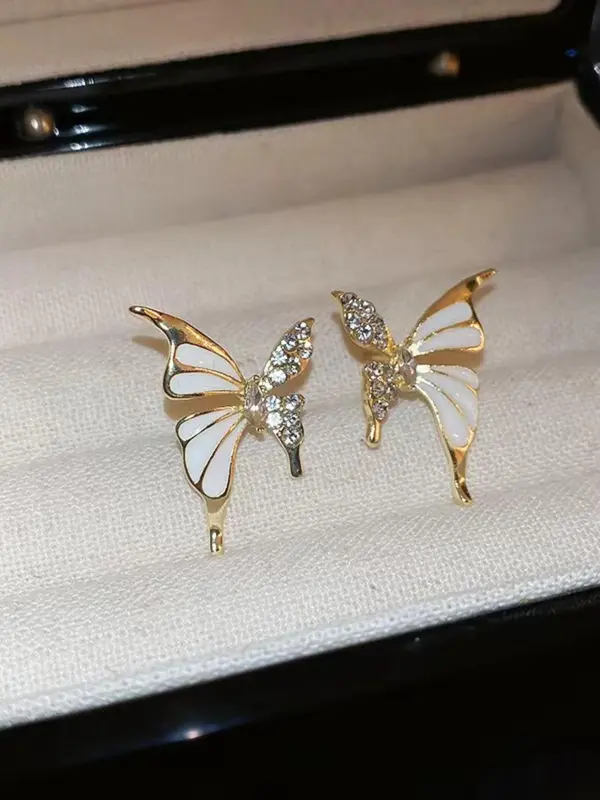Butterfly Design Earrings, Fashionable Jewelry for Women, Trendy All-match & Exquisite Jewelry for Birthday Gift 6
