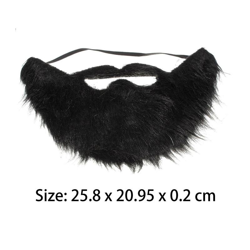 Product Introduction of Râu Giả Màu Đen, Ria Mép Giả, Ria Mép Co Giãn, Đạo Cụ Tiệc Halloween, Dạ Hội 0