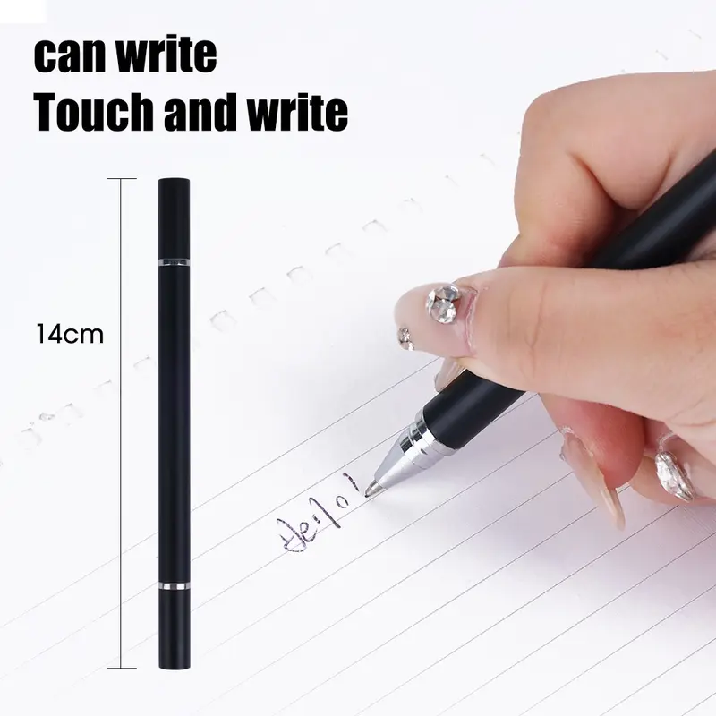 Stylus Universal 2 In 1, Pena Gambar Layar Kapasitif Pena Sentuh Aksesoris Pensil 8