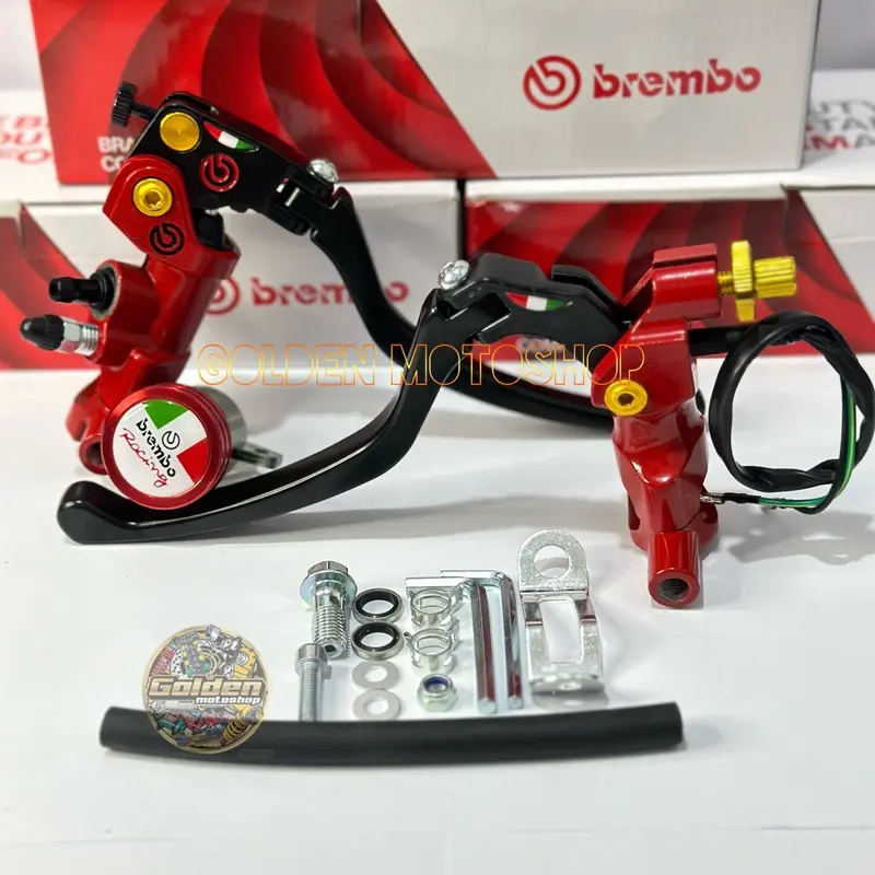 Master Rem Bremb izumi Universal bisa semua motor Ninja,Vixion,Satria Fau,Aerox ,Vario,CB,R15,KLX,Beat,mio,Scoopy,Genio dll 3