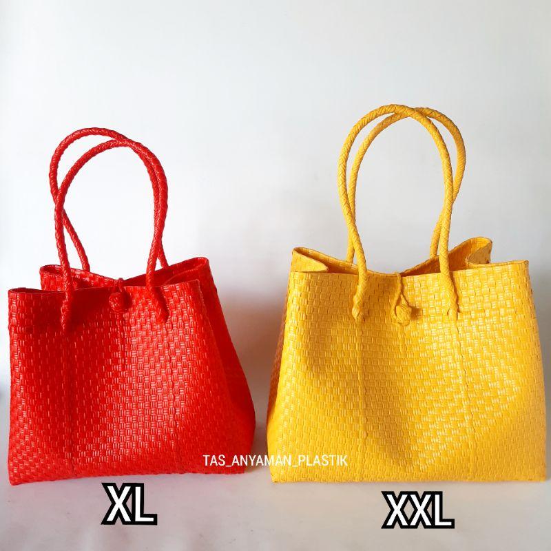 BEST SELLER Tas Wanita Anyaman Plastik Jali Pastel Series Premium Tas Anyaman Souvenir Belanja custom Anyam Plastik Jaly 6