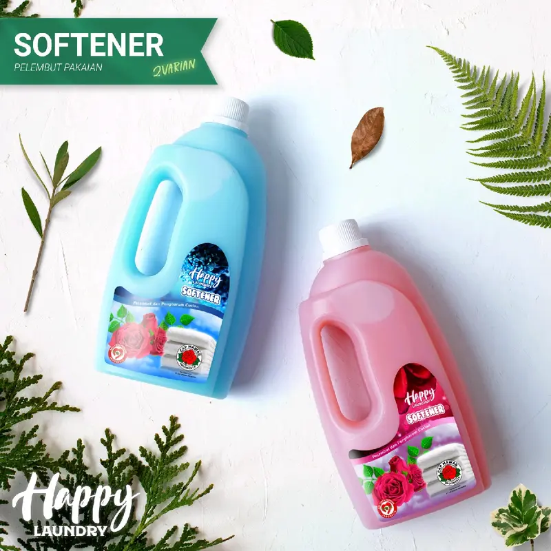 Cap Mawar Happy laundry softener premium best 1L Cair 0