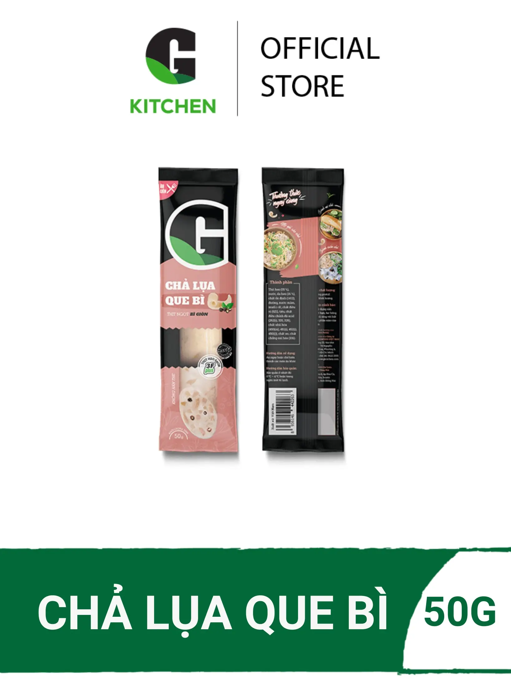 Chả lụa que bì G 50g [Giao nội thành TPHCM]