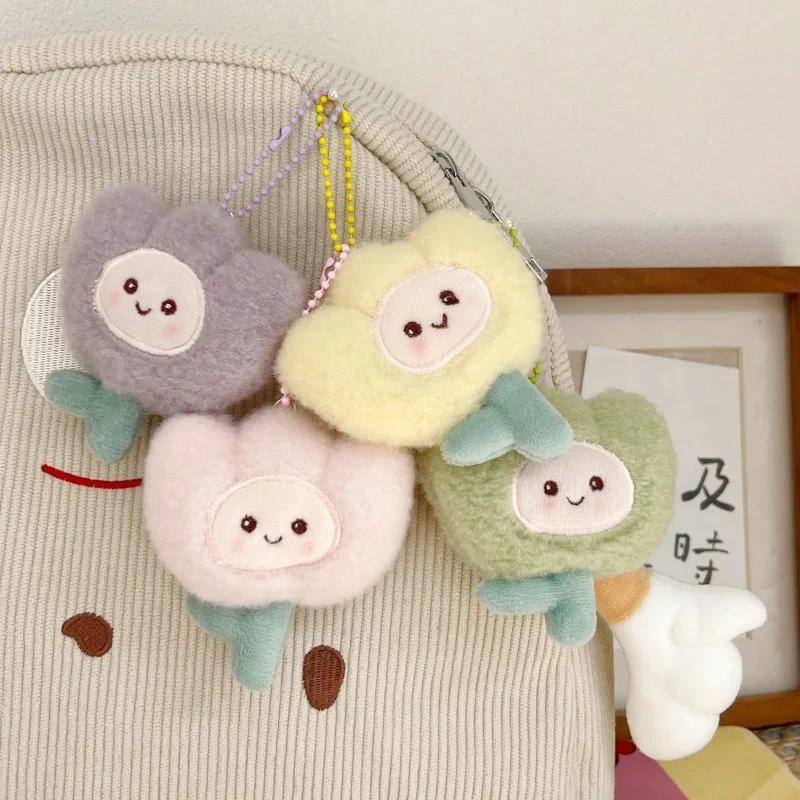 Product Introduction of Plush Keychain Kawaii Cartoon Tulip Soft Stuffed Flower Dolls Bag Pendant Decoration Car Keyring Accessories Bag decoration accessories 4