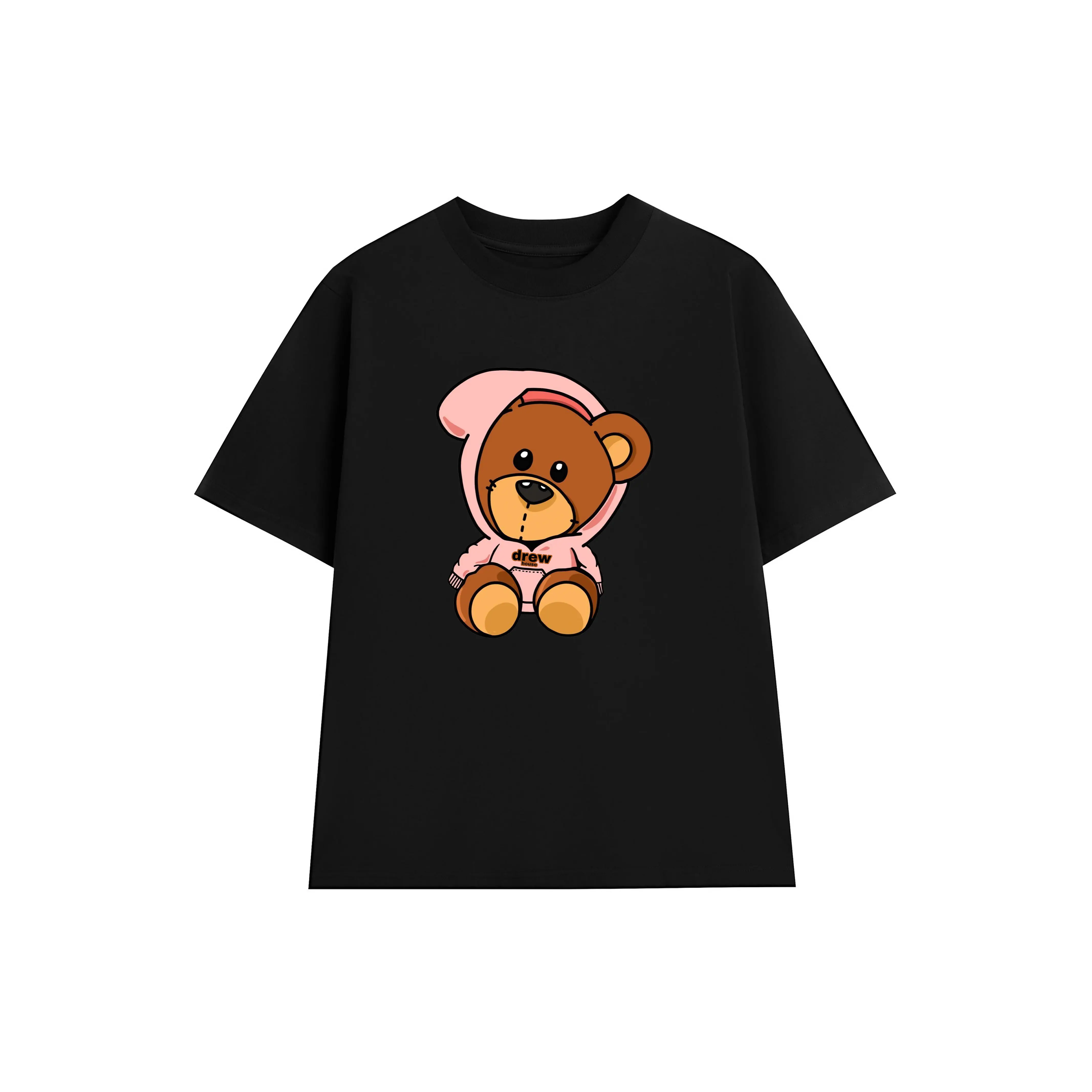 Áo Thun Mặt Cười BEAR Cổ Tròn Dr ewww Nhiều màu HOT Trend Top Nữ Jean Đen Women