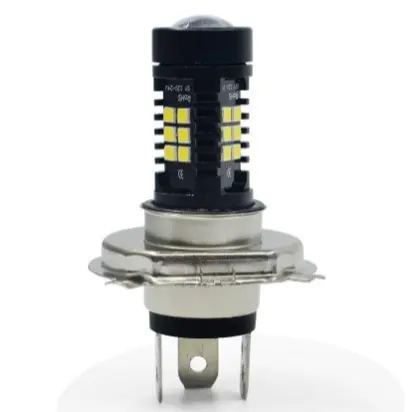 Đèn LED sửa đổi xe Điện, Sản xuất nguồn, Công suất bóng đèn H4. Đèn pha xe máy, P15D.BA20D-21SMD, đèn trước