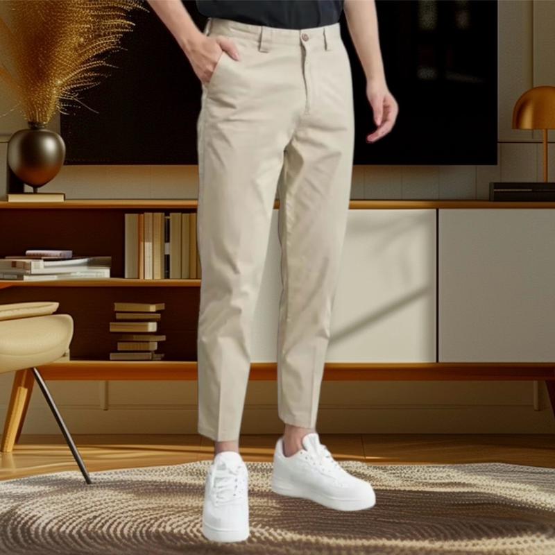 Quần kaki dài hàn quốc fam slim fit cao cấp .mã vải 771 đẹp co giãn tốt mịn màng Nam Menswear