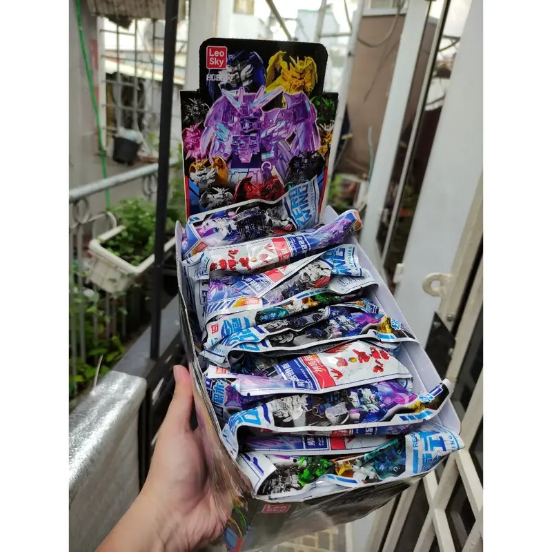 Mô hình mini gundam Túi mù Wing Mecha Warrior Lắp ghép Người máy DIY Đồ chơi Quà tặng cho bé 4