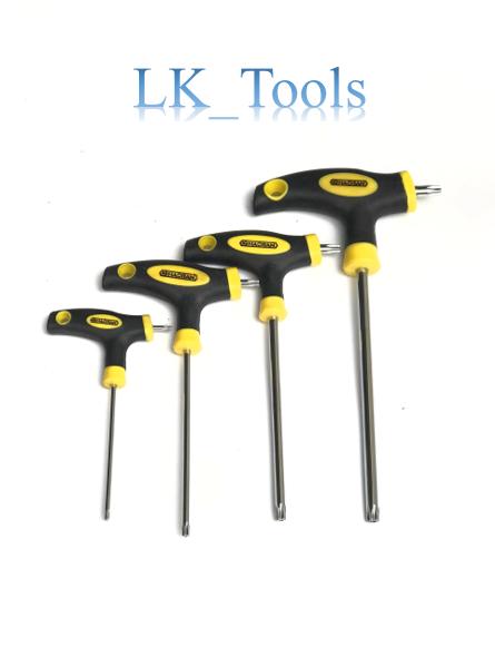 Lục Giác Chữ T Bông Hoa Thị Có Cán Tay Cầm Bọc Nhựa ( T10 , T15 , T20 , T25 , T27 , T30 , T40 )