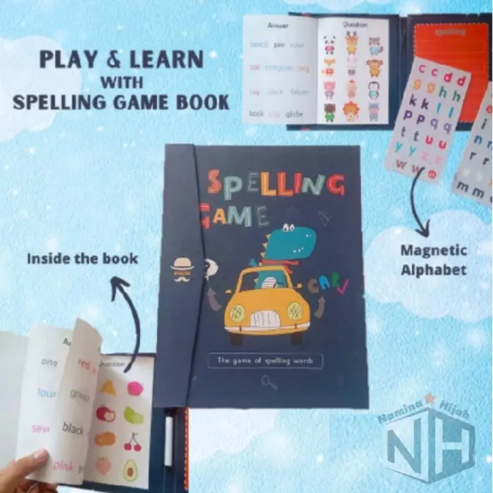 Buku Pintar Anak Belajar Membaca Dan Edukasi Spelling Game - Mainan Edukatif 3