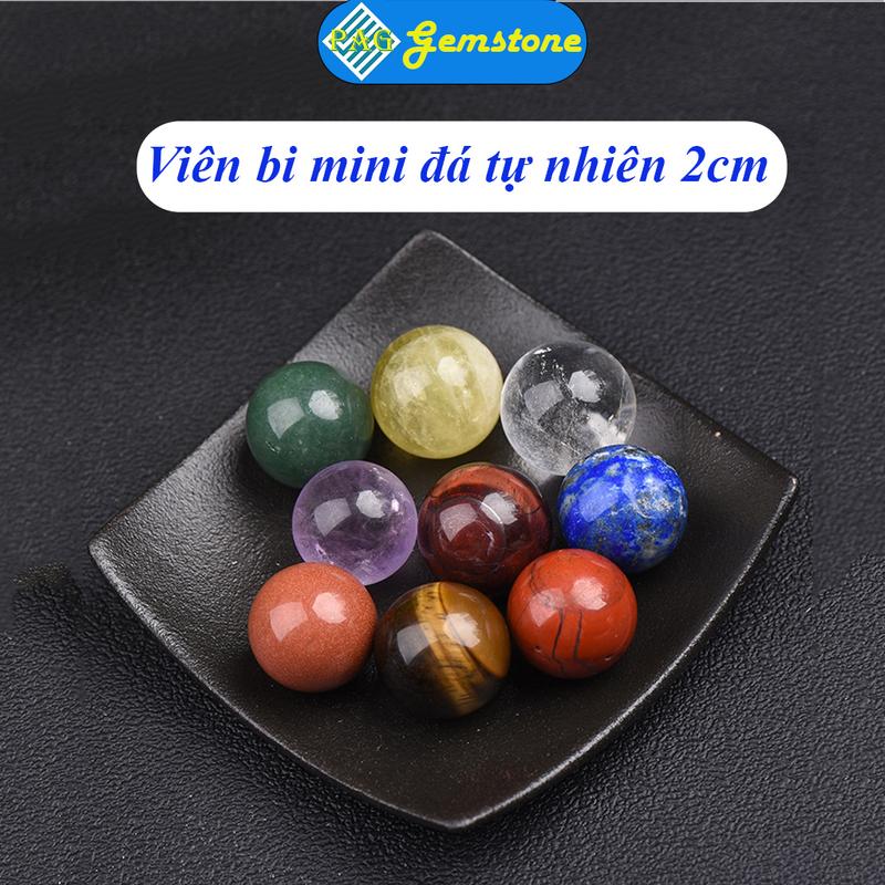 Viên Bi Mini Đá Thiên Nhiên Đường Kính 2cm, Viên Bi Đá Phong - TikTok ...