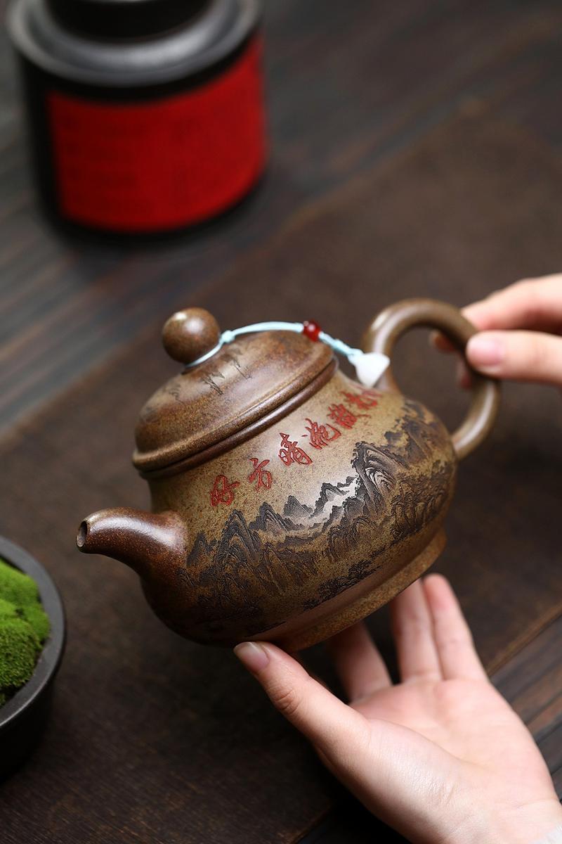 Product Introduction of Authentic Yixing Zisha Teapot - 100% Handmade Chinese Tea Set for English Breakfast/Earl Grey (Premium Gift for CNY/Mid-Autumn) 12