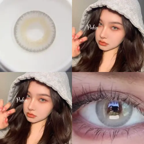 PINKINSOFTLENS My Moonwalk Gray Brown Blue By Pinkin Softlen Wedding Normal sd -10.00 1 Pasang Lensa Kontak Warna Diameter 14.5mm Lensa Kontak softlen Soft Lens Murah 8