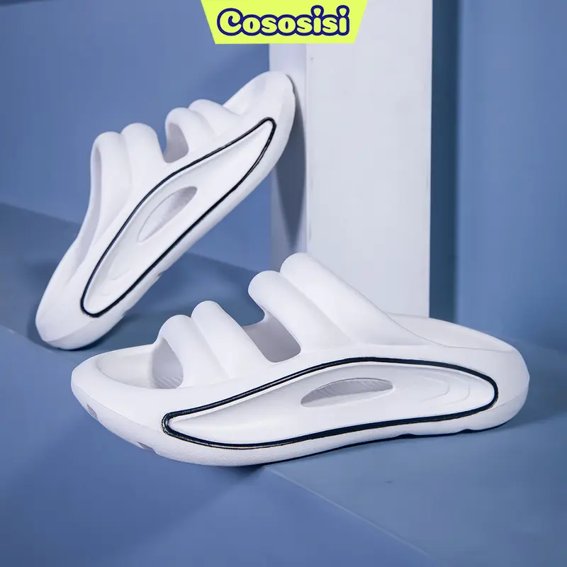Cososisi Sandal Pria Baru Sandal Pasangan Pantai Selebriti Sol Tebal ukuran: 30-44 0