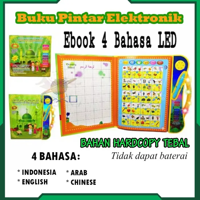 Ebook Muslim 4 in 1 Bahasa E Book Mainan Edukasi Anak Buku Pintar Anak