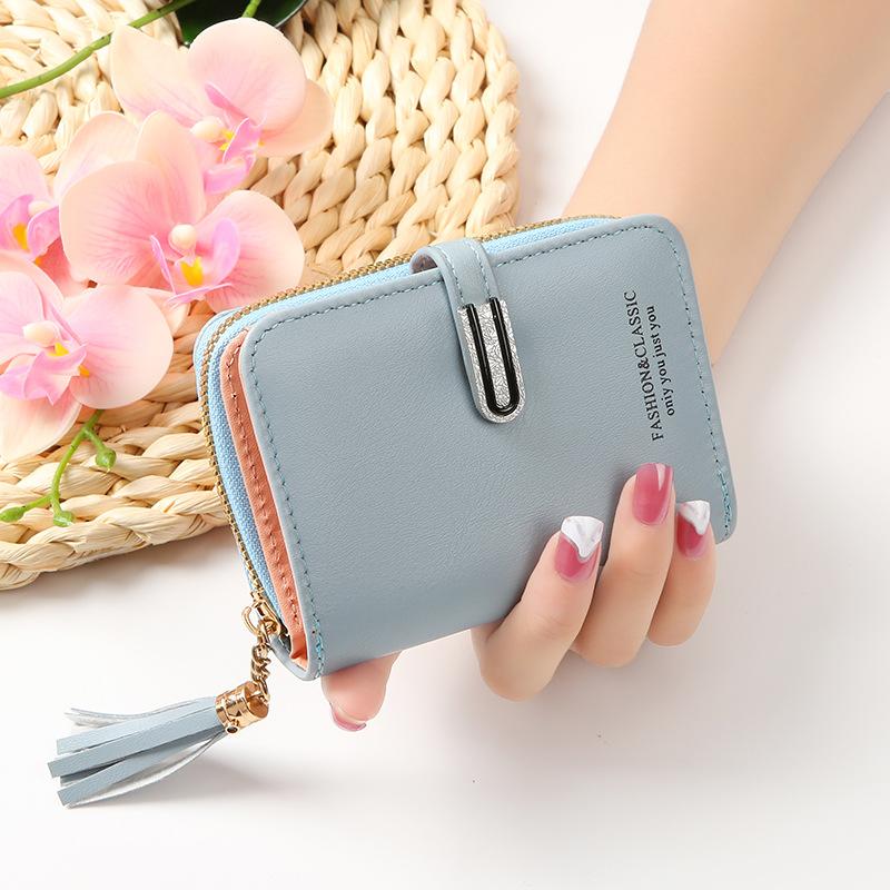 Ví bóp nữ mini nhiều ngăn khóa cài nam châm xịn xò BAG U MMA64 Da Wallet