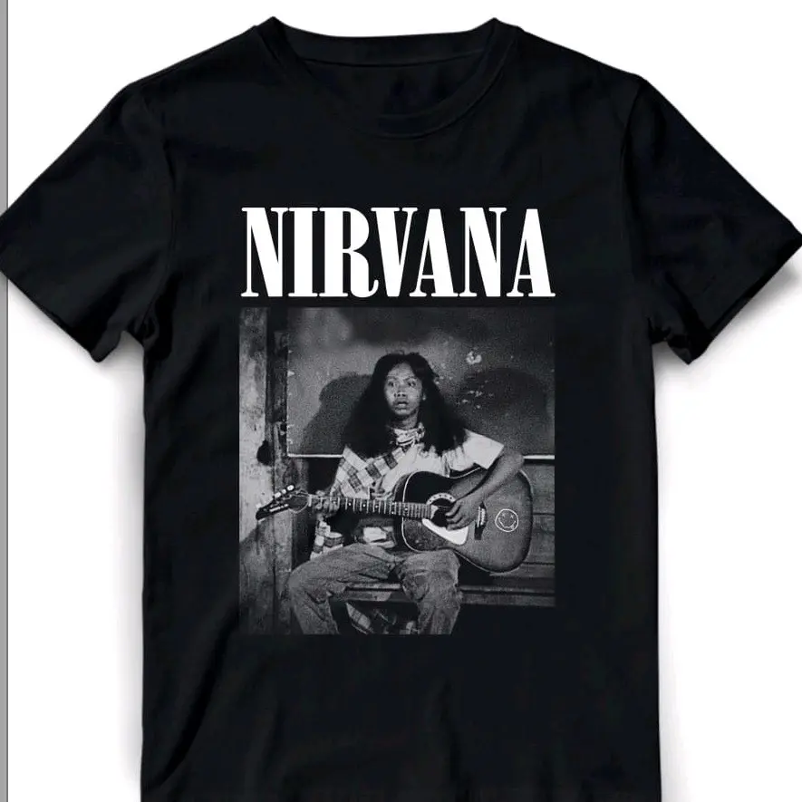 Baju Kaos Distro Tshirt Kaos NIRVANA X MANDRA Laris Combat Combed Katun