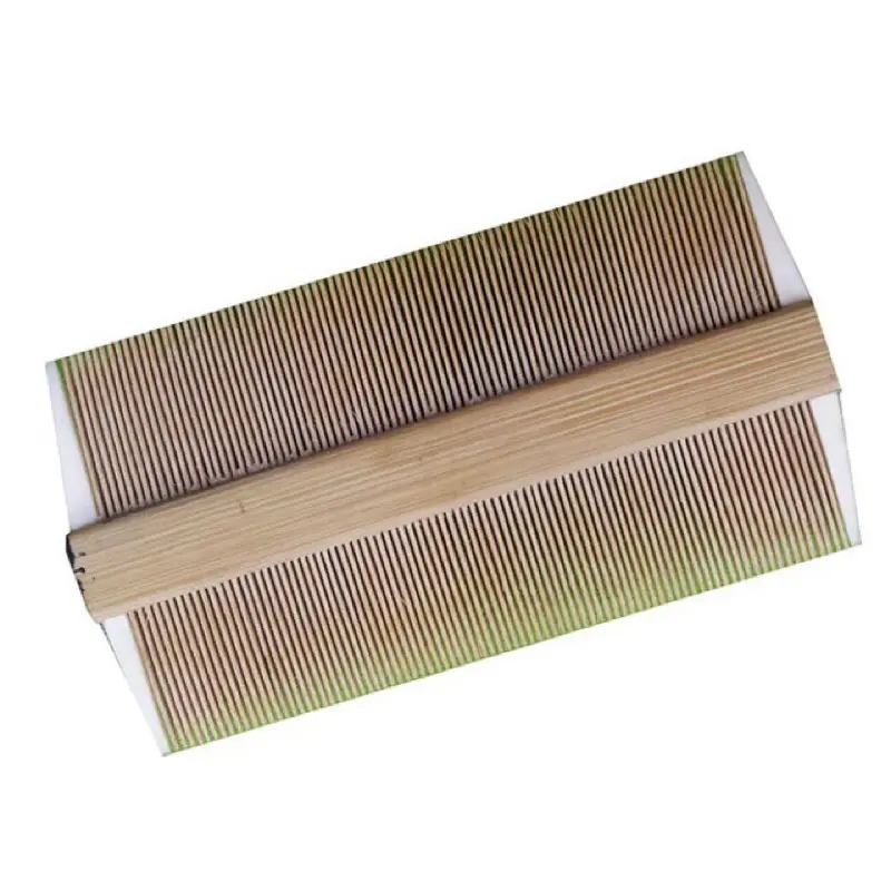 ( Lốc 10 cây ) Lược bí chải chí , lược dày - Mẫu tre gỗ