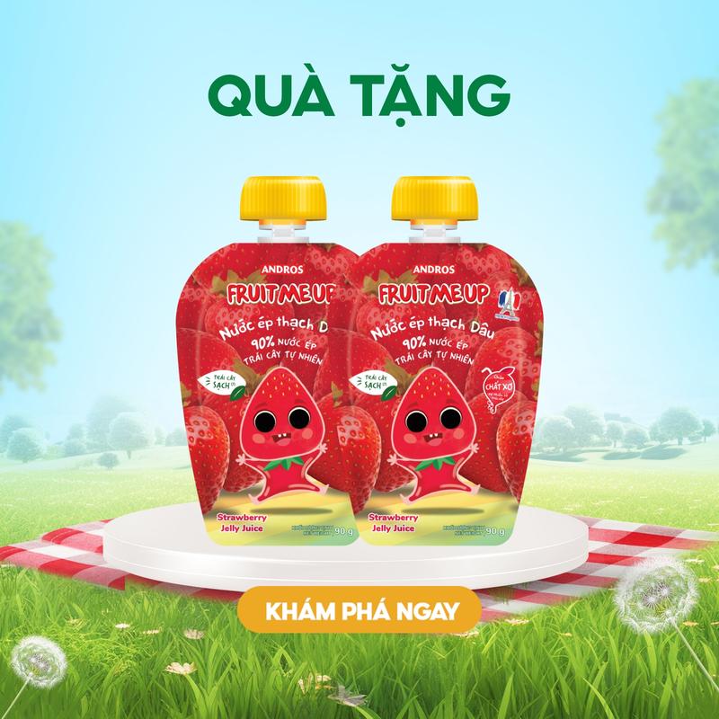 [QUÀ TẶNG KHÔNG BÁN] COMBO 2 TÚI NƯỚC ÉP THẠCH DÂU 0