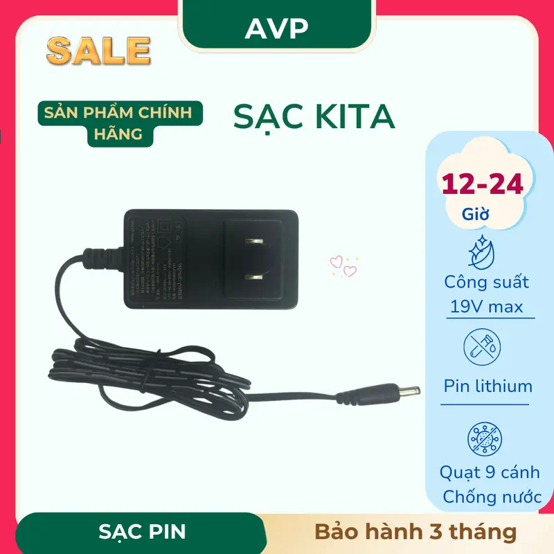 Bộ Phụ Kiện Cao Cấp KITA.OA 50000 mAH 19 V. Quạt 9 cánh không chổi than chống nước . Chạy trên 12 h với số max 2