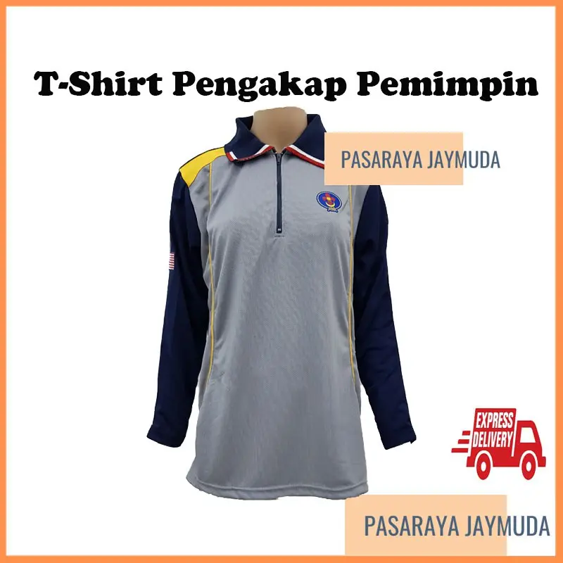 [NEW] PENGAKAP BAJU T-SHIRT PEMIMPIN / PENGAWAI / KORPORAT LENGAN PANJANG SCOUT T-SHIRT UNISEX LONG SLEEVE
