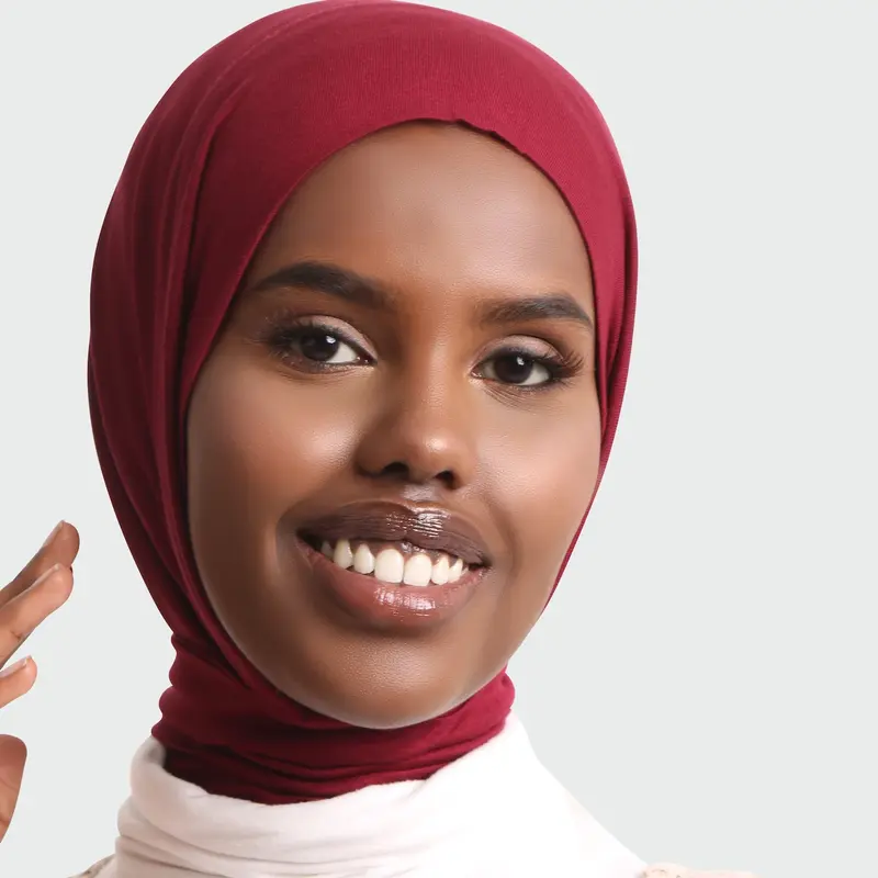 Premium Instant Hijab Cranberry 0