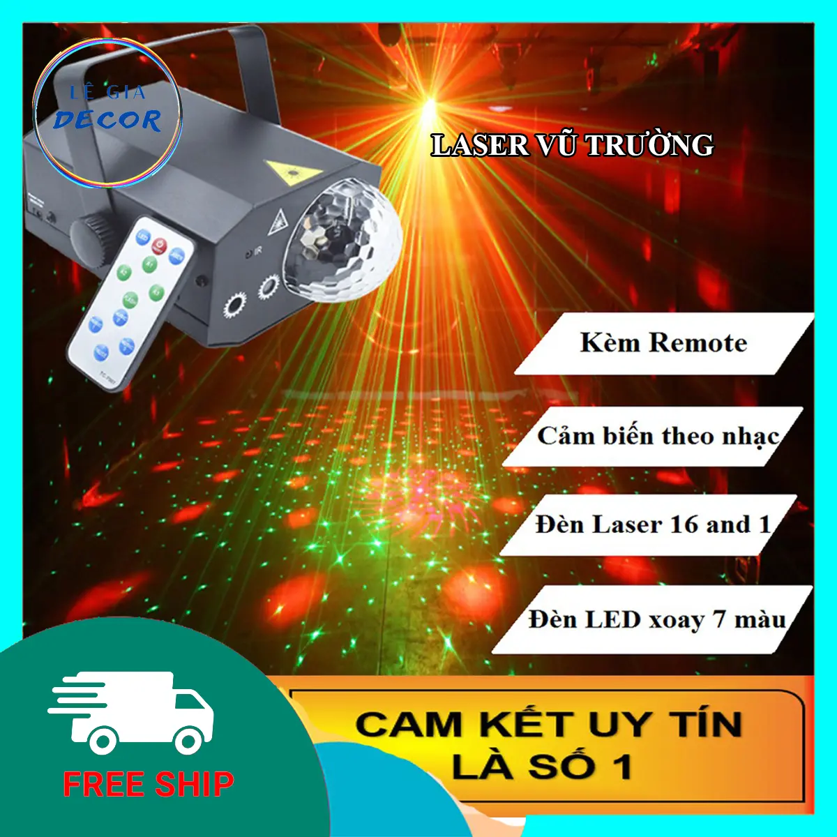 HOT - ĐÈN LASER BAY PHÒNG CẢM ỨNG ÂM THANH - NHÁY THEO NHẠC