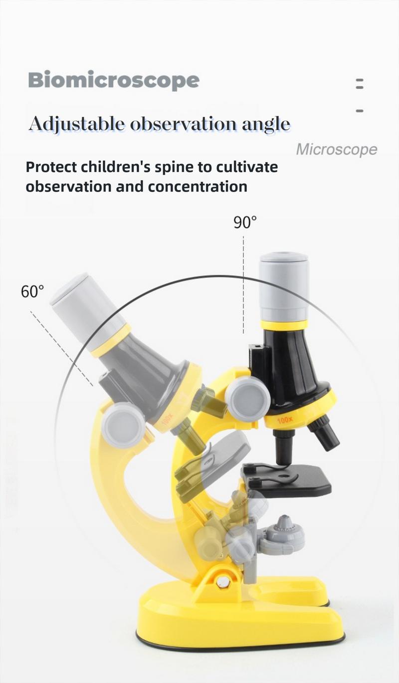 Product Introduction of Kids Microscope Toy for Elementary School Students,Children's Microscope for Science Experiments 11