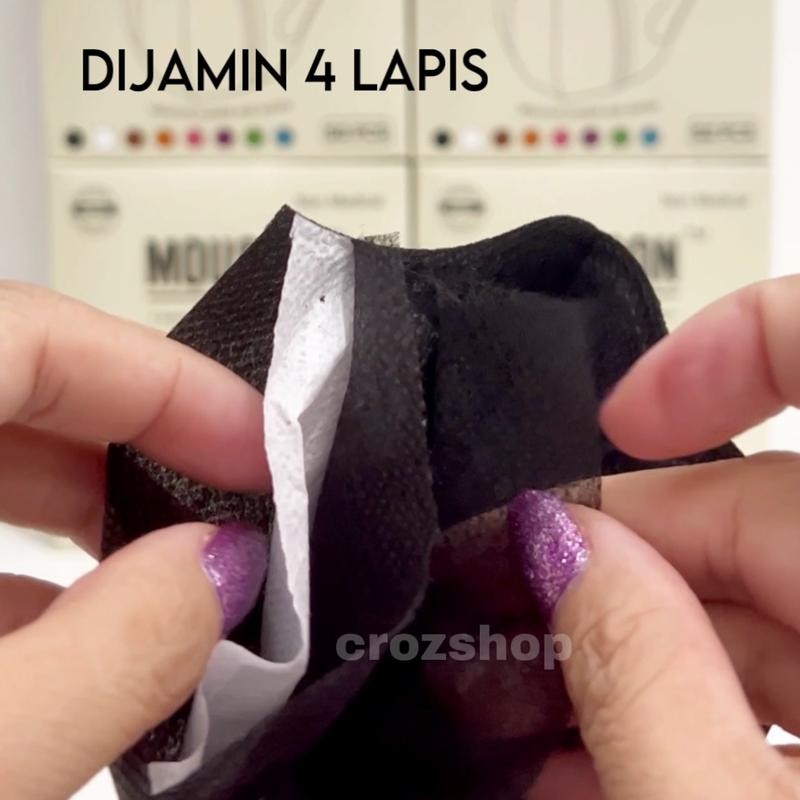 Duckbill Mouson 4ply Masker 50 pcs Emboss 3