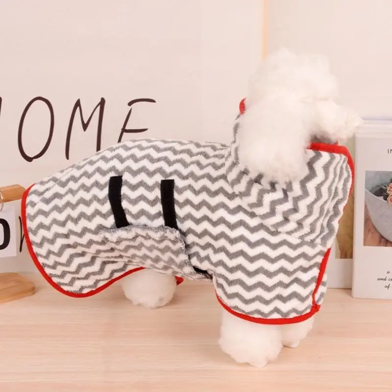 Pet Bathrobe, Quick Drying Pet Bathrobe, Pet Bath Towel, Pet Grooming Towel, Pet Bath Accessories, Dog & Cat Grooming Supplies