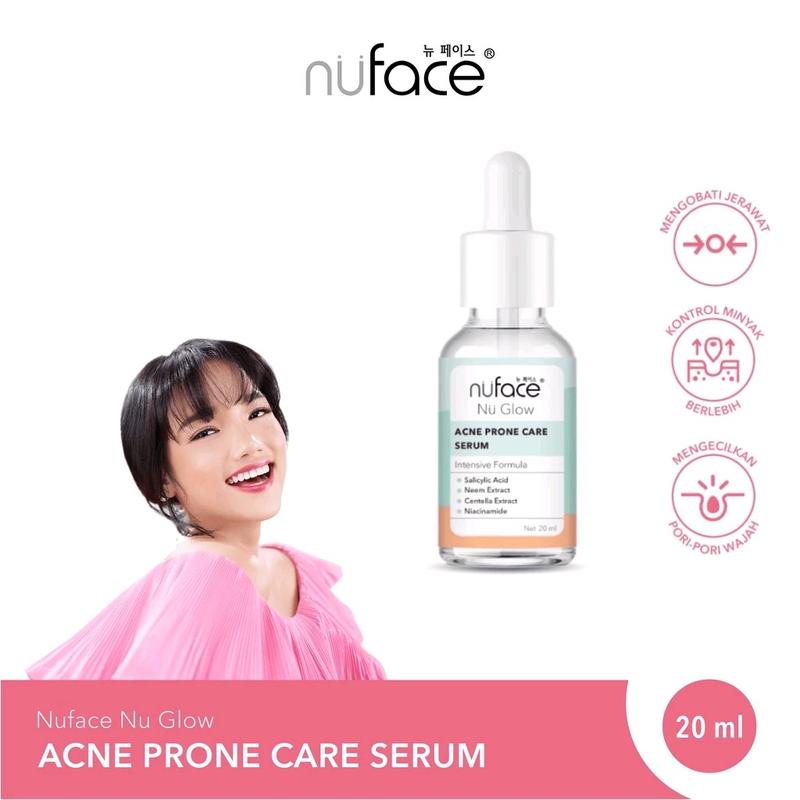 Paket Skincare Nuface 5 in 1 Acne Prone Care / Anti jerawat / skincare nuface hemat Bebas Paraben Facial Berjerawat Treatment 2