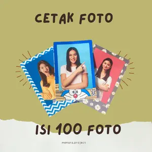 Cetak Foto ukuran 2r isi 100 Pcs