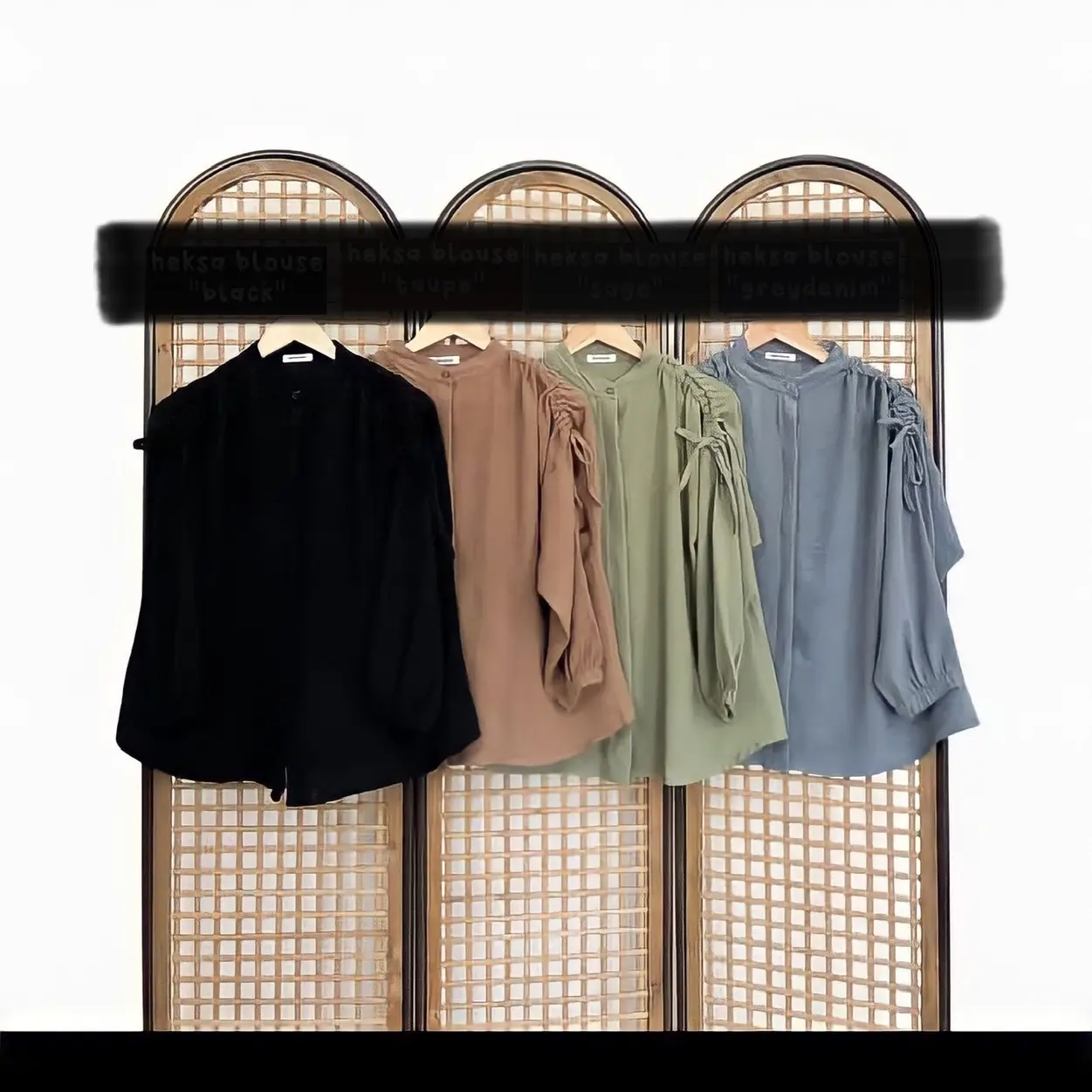 Najwa blouse/blouse cringkle airflow Polos Baju Wanita