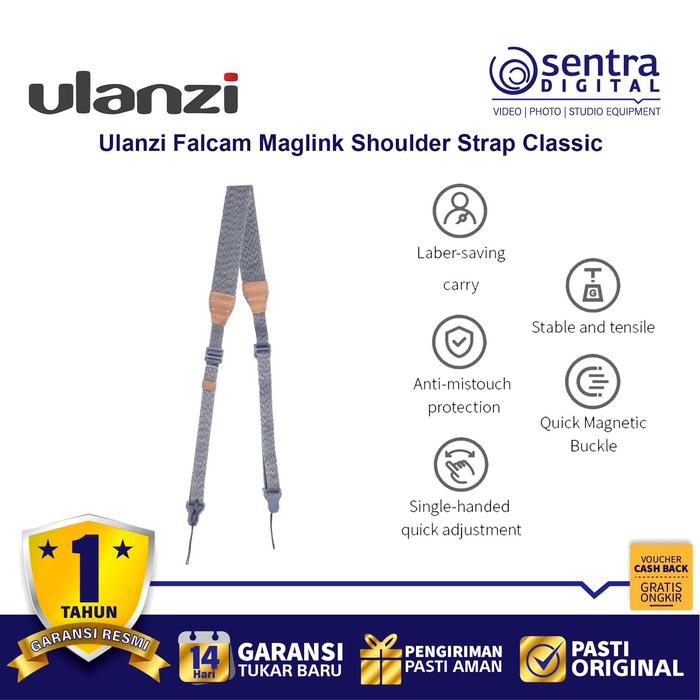 Gambar Falcam Maglink Quick Magnetic Buckle Shoulder Strap Classic Grey dari Sentra Digital Kota Surabaya Tokopedia
