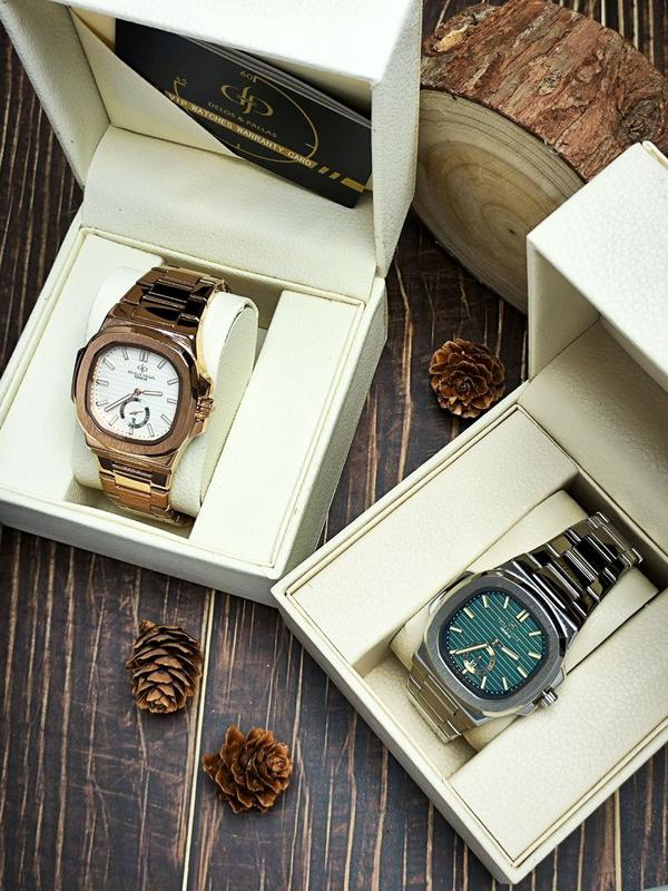 Đồng hồ Nam【DELOS&PALLAS No.0066 quartz tự động dây thép không gỉ