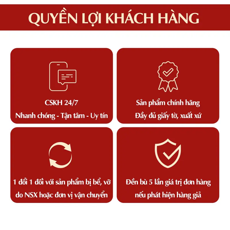Thẻ bảo hành sản phẩm trà, thảo dược, saffron Hervicom 2