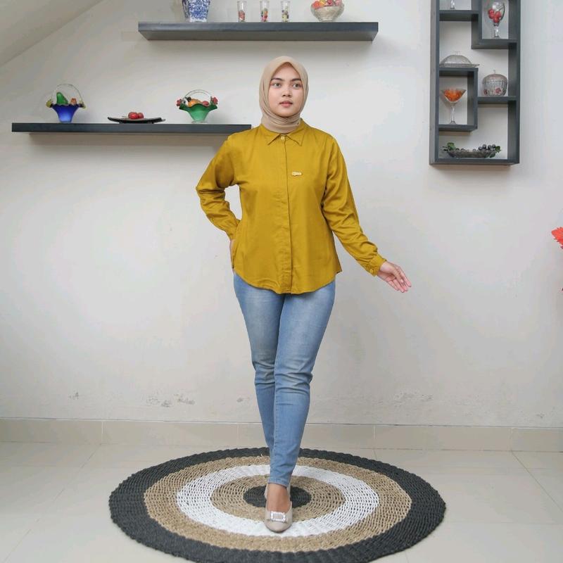 kemeja twill premium 0