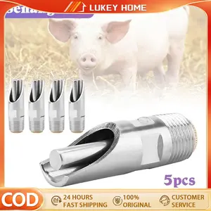 5Pcs Alat Minum Hewan / Stainless Babi Drinker