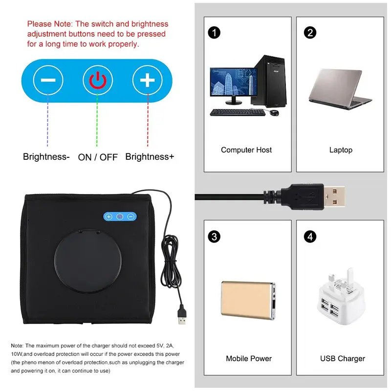 USB Powered Mini Photography Studio Box, Portable Foldable Photography Studio Box with 12 Colors Backdrops, Professional Camera Accessories for Home & Office Use 4