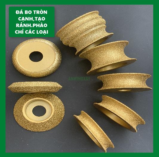 Đĩa Mài Phào Chỉ Bo Tròn Mặt Đá Hoa Cương.Tạo Rãnh,Mài Vát Mép,Phào Chỉ Các Loại Dùng Cho Máy Cầm Tay.